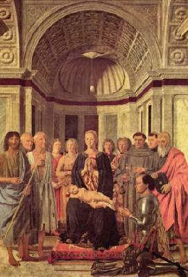 Piero della Francesca The Brera Madonna oil painting picture